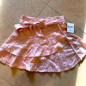 Light Pink Leopard Skirt- Size Small( NWT)